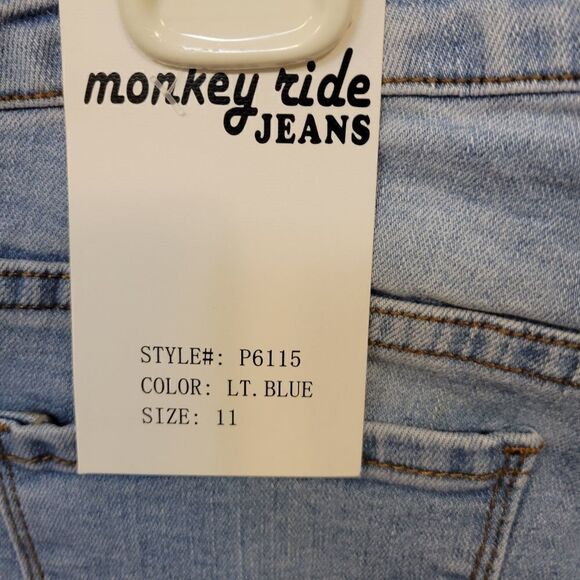 Monkey 🐒 Ride Women's Jeans. Size : 11 NWT - Picture 5 of 11